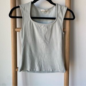 Doe and Rae Cropped Tank in Mint Green | Size S